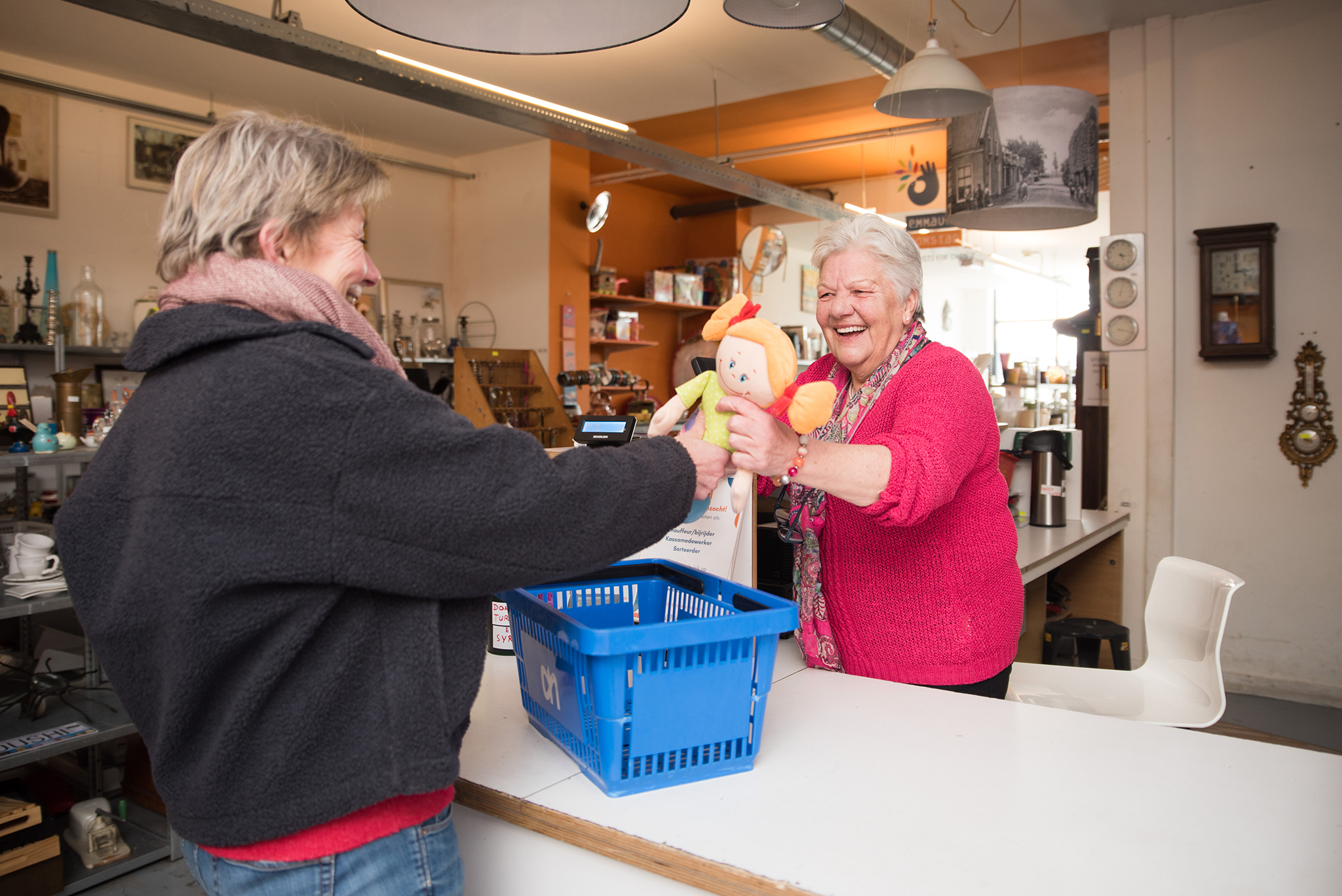 Vrijwilligers in actie