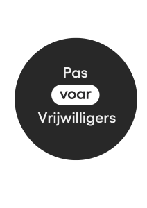 Button Pas voar Vrijwilligers - bron: Vrijwilligerscentrale Utrecht