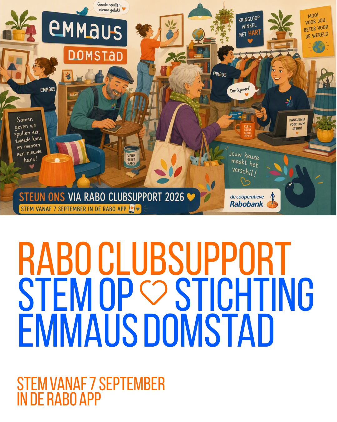 Poster RaboClubSupport campagne 2026