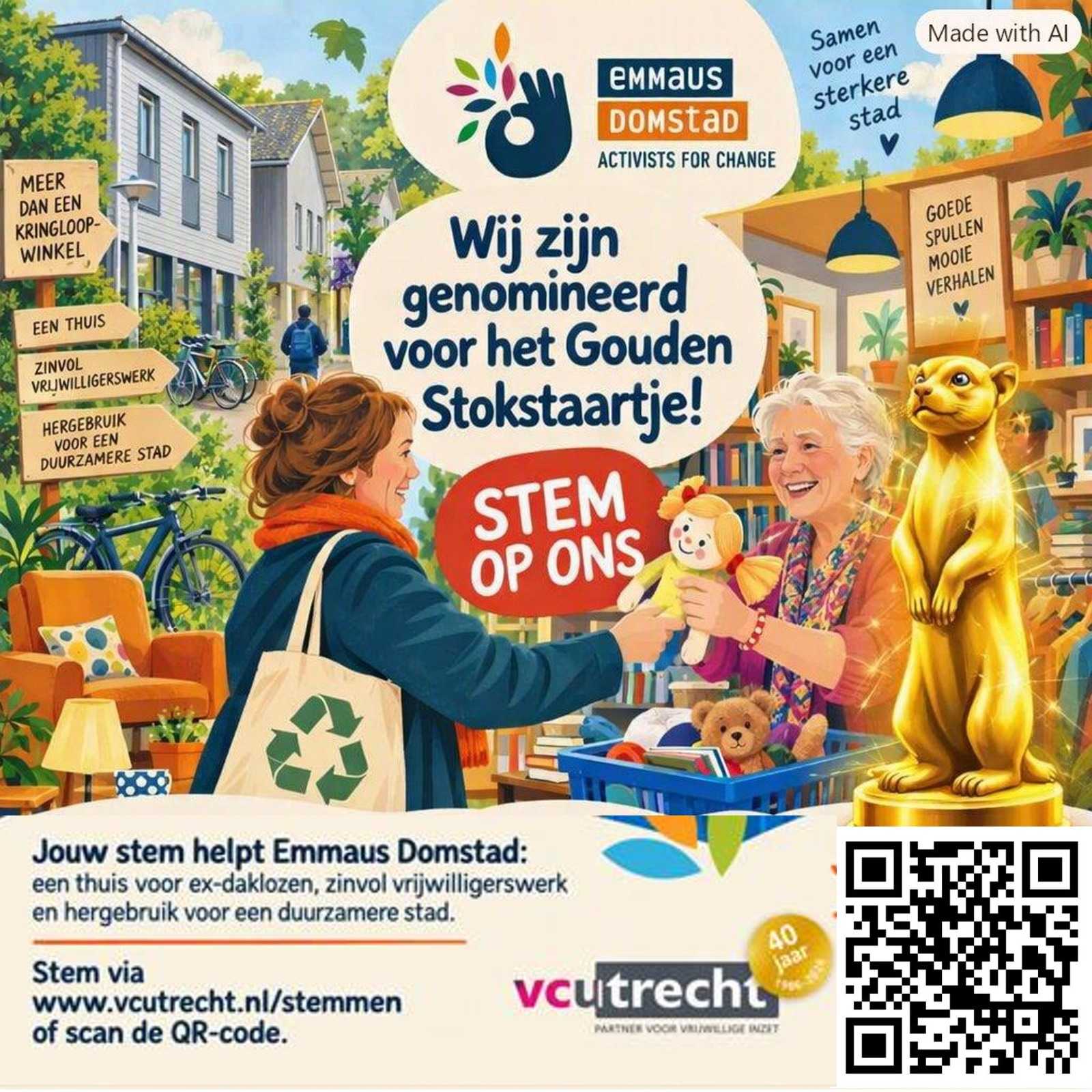 Flyer nominatie Gouden Stokstaartje 2026